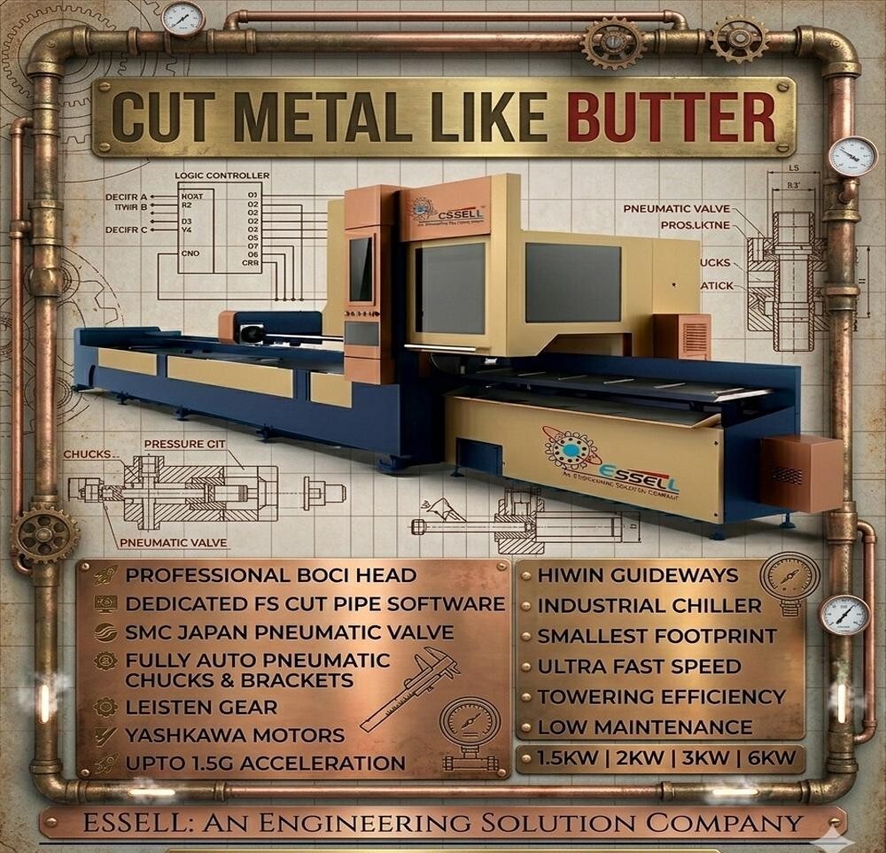 Professional Fiber Laser Pipe Cutting Machine