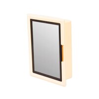 Beamer XL Ivory Brown Door Bathroom Cabinet
