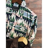 100 % Cotton Mens Casual Printed Shirt