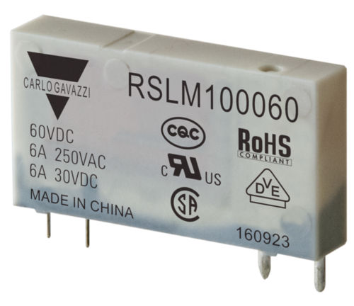 RSLM100060 Slim Industrial Electromechanical Relay