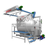 Industrial Atmospheric Soft Flow Dyeing Machines - Applicable Material: Ms