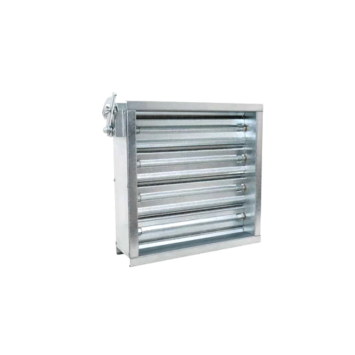 Sheet Metal Volume Control Damper - Color: Silver