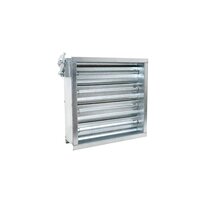 Sheet Metal Volume Control Damper - Color: Silver