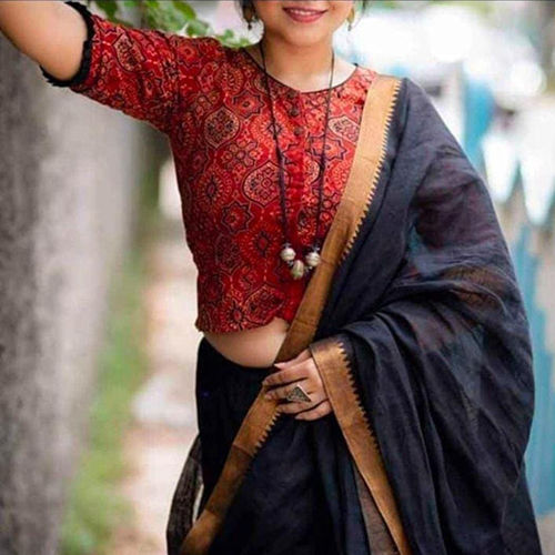 Fancy Red Blouse