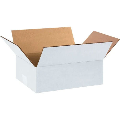 Gloss Varnish 9 Ply White Corrugated Box