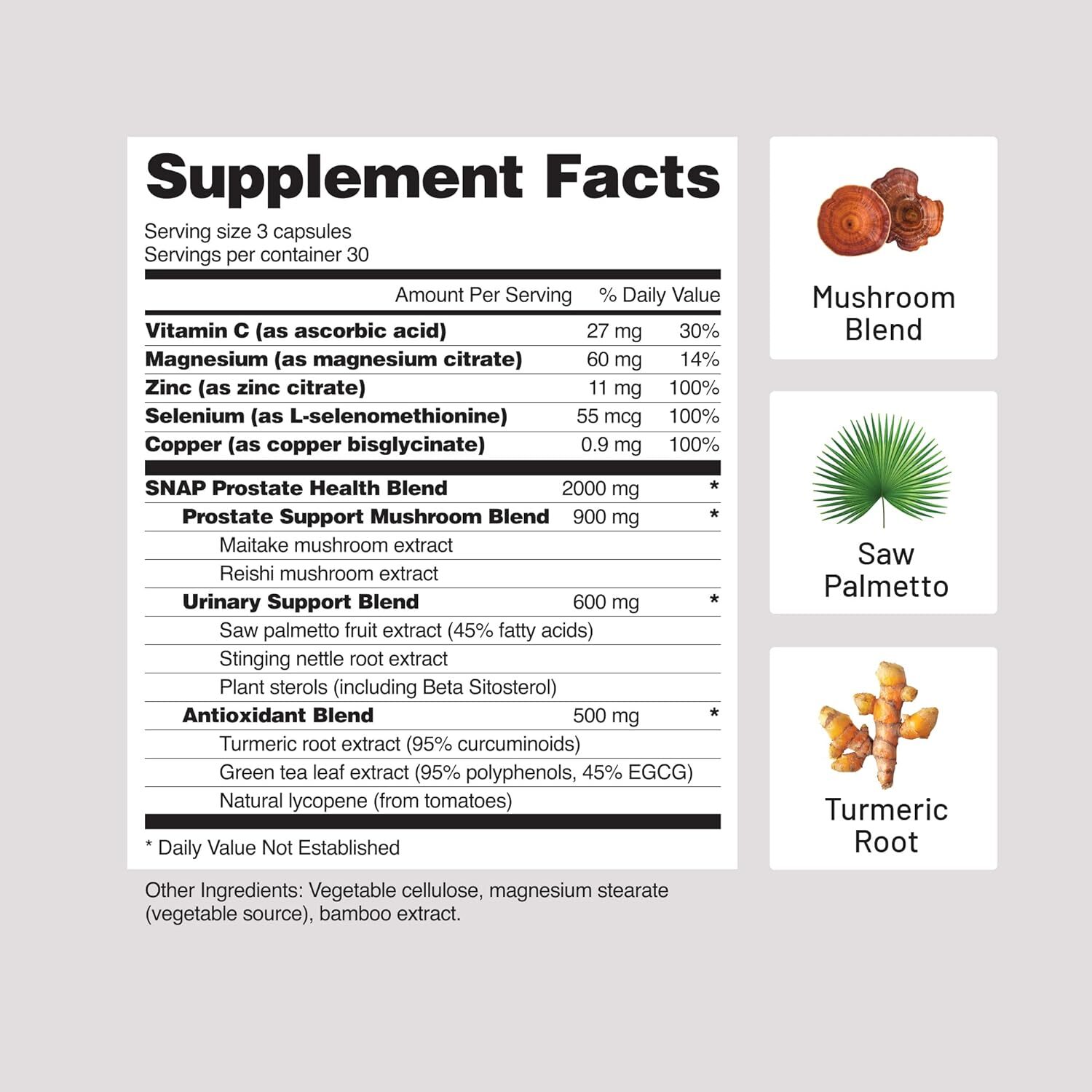 Snap Supplements Prostate  Supplement