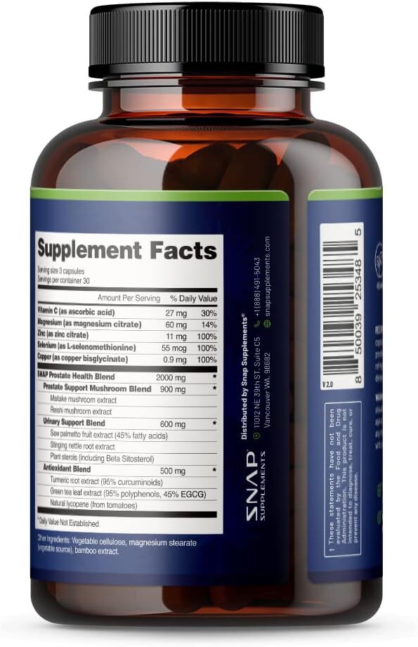 Snap Supplements Prostate  Supplement