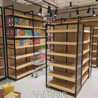 Wooden Display Rack - Color: As Per Requirement