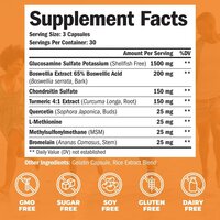 Vimerson Glucosamine Chondroitin MSM Turmeric Boswellia  90 Capsules