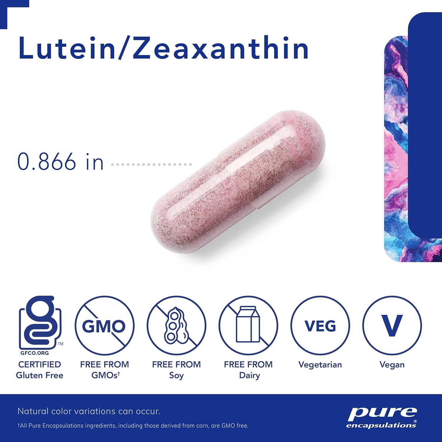 Pure Encapsulations Lutein & Zeaxanthin  120 Capsules