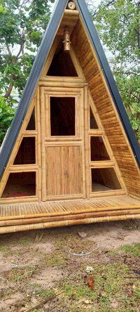 Bamboo hut making