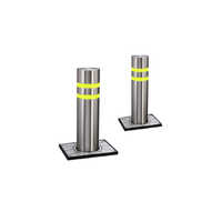 Hydraulic Bollard - Color: Silver