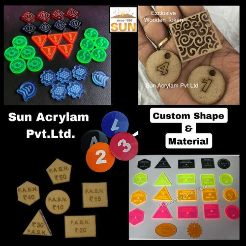 Multicolor Pvc Token Coin at Best Price in Ahmedabad | Sun Acrylam Pvt ...