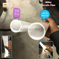 Pvc Transparent Pipe - 30 Mm Diameter, 2 Mm Wall Thickness | Low Pressure Rating, Versatile For Lighting, Fluid Conveyance & Decoration