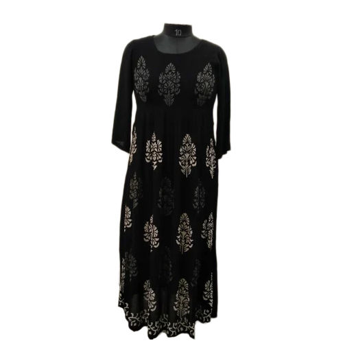 Different Available Ladies Anarkali Black Kurti