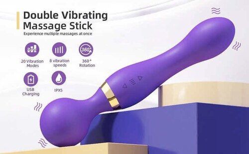 DUAL HEAD VIBRATOR MASSAGER