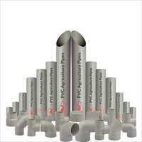 Pvc Agri Pressure Pipes And Fittings - Uv & Chemical Resistant, High Strength Grey Round Pvc Fittings | Corrosion Resistant With Warranty