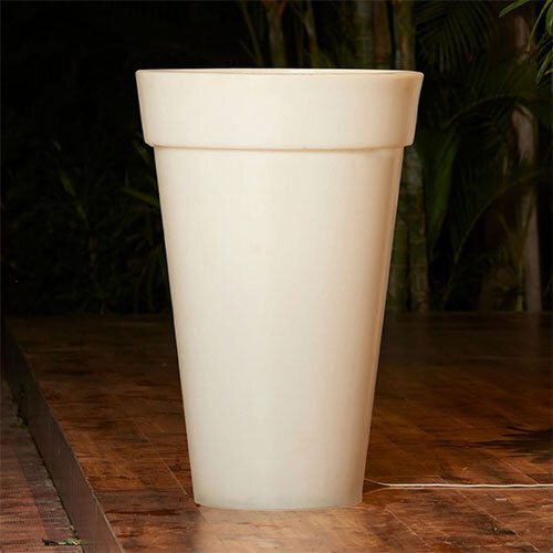 White Bloom Planter