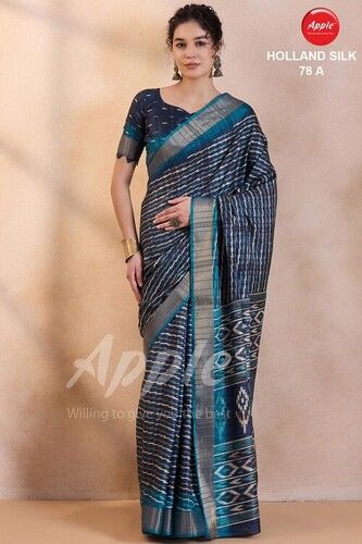 Holland silk Printed saree