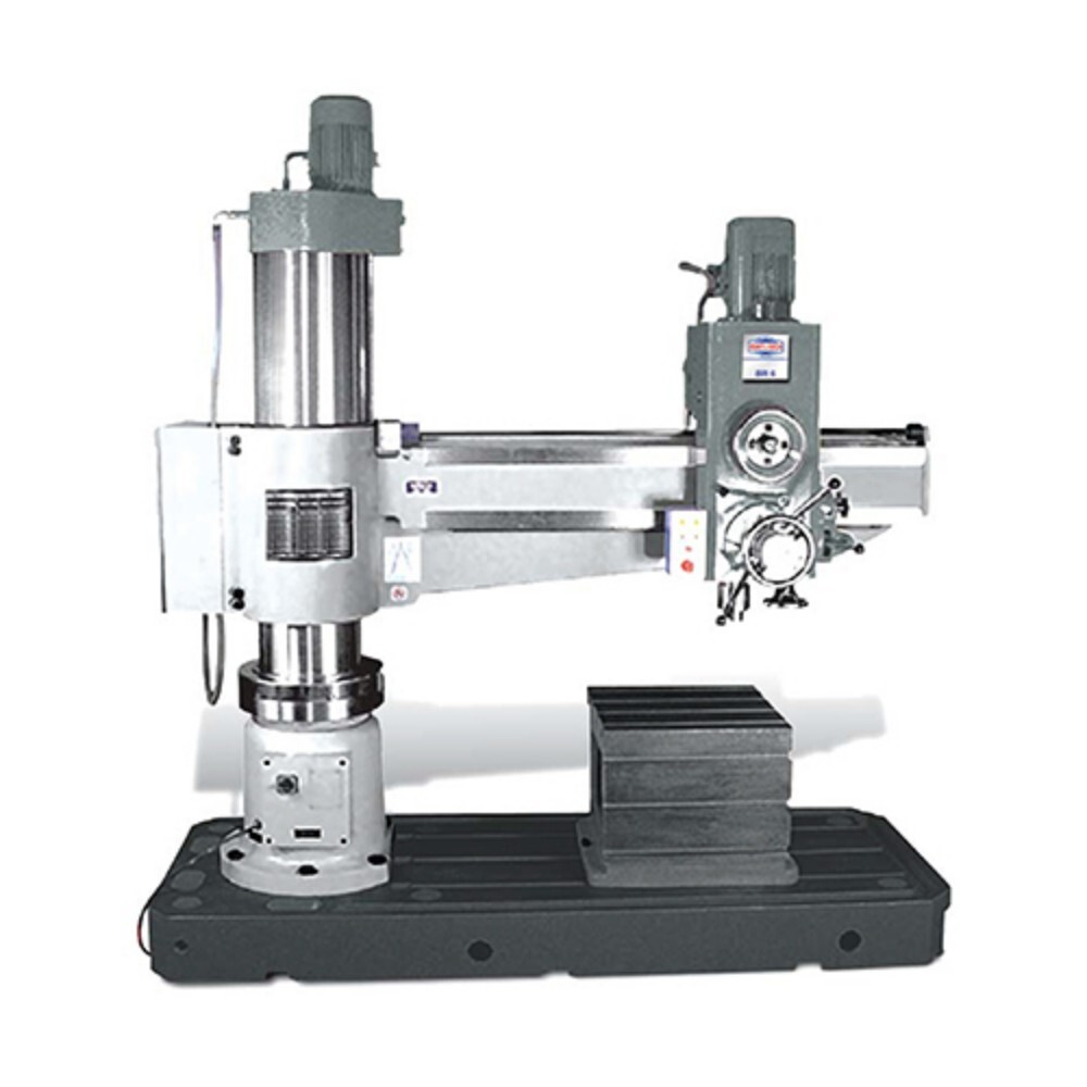 BR-6 Radial Drilling Machine - Stainless Steel Semi-Automatic Power Tool for High Precision Drilling in Hard Materials