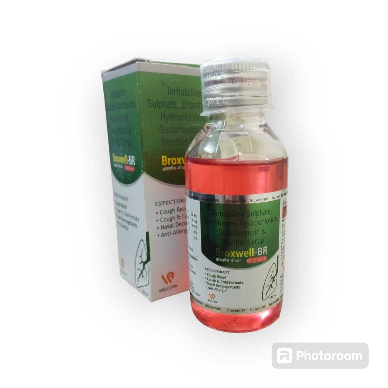 Terbutaline Sulphate, Bromhexine Hydrochloride, Guaiphenesin & Menthol Syrup