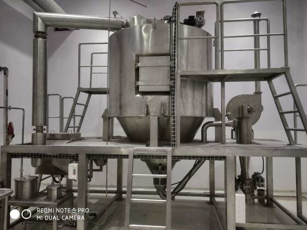 Laboratory Spray Dryer - Electric, Standard Size, Silver | Industrial Usage, High-Efficiency Design