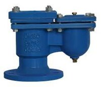 QTC MAKE CI Double Air Valve - Durable Cast Iron Material | Enhanced Airflow Efficiency, Optimized Performance