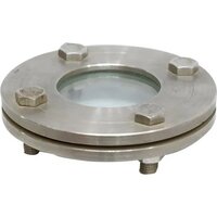 Ss Sight Glass Flange Type - Color: Silver