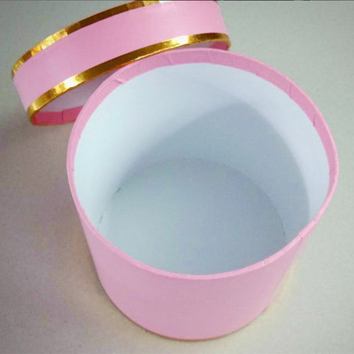 Glossy Lamination Cylindrical Rigid Box