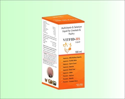 Multivitamin & selenium liquid for livestock & poultry  long acting