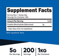 Nutricost Creatine Monohydrate Micronized Powder