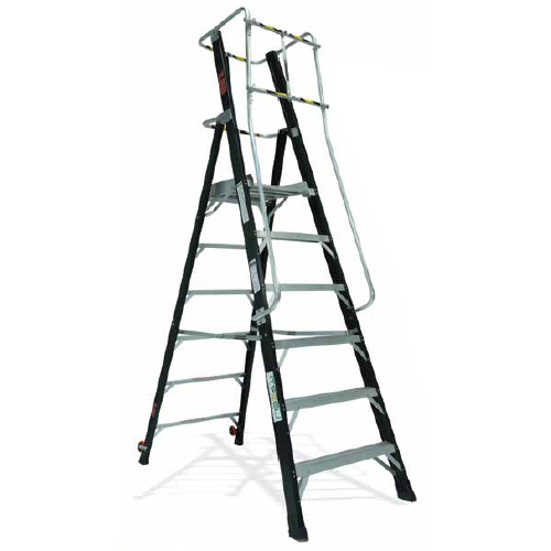 Fiber Glass Hulk Platform Ladder