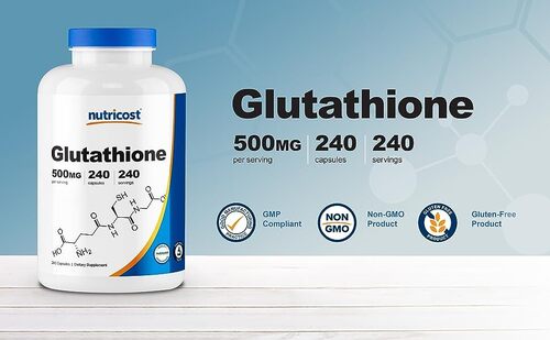 Nutricost Glutathione Capsules 500mg, 240 Capsules