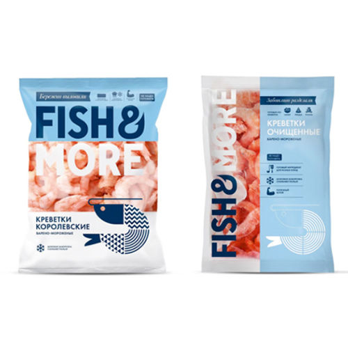 Sea Food Packaging Pouch - Color: Multicolor