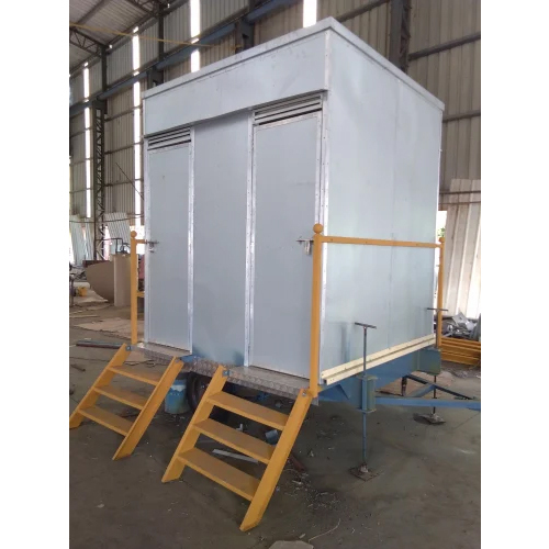 Steel Prefab Mobile Bio Toilet Cabin