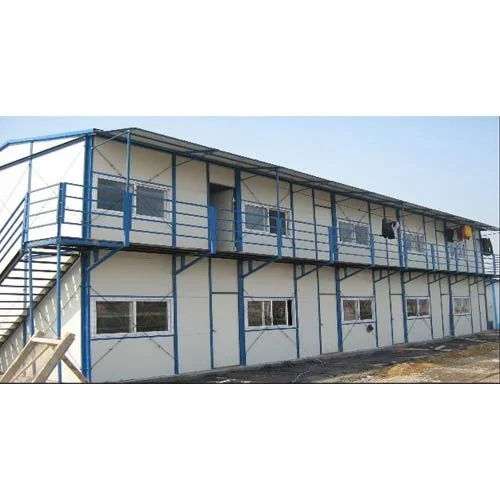 White Double Storey Prefabricated Hospital Building