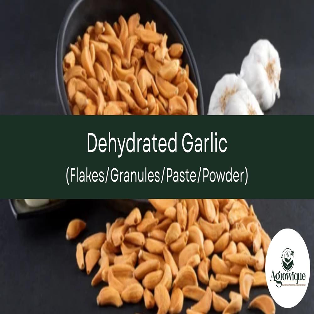 Garlic Flakes Sorted - Dehydration Method: Common