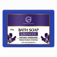 Nuerma Science 100% Natural Herbal Handmade Lavender Bath Soap - Age Group: Adult