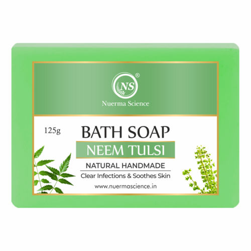 Nuerma Science 100% Natural Herbal Handmade Neem Tulsi Bath Soap