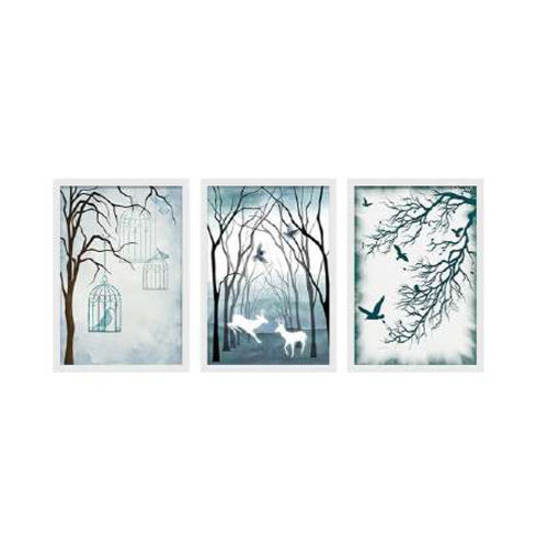 ASFRP23679 8x12 Inch Art Print Photo Frame Set Of 3