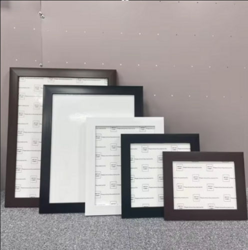 Wholesale 6x6 8x8 8X10 11X14 10x10 12x12 Decoration Photo Frames with  Black MDF Square Picture Frame Manufacturer