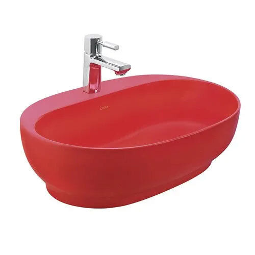 Red Cafe Silk Wash Basin