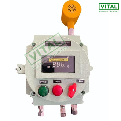 Flameproof Continous Earth Monitoring System With Resistance Display And Hooter Raw Material: Stainless Steel