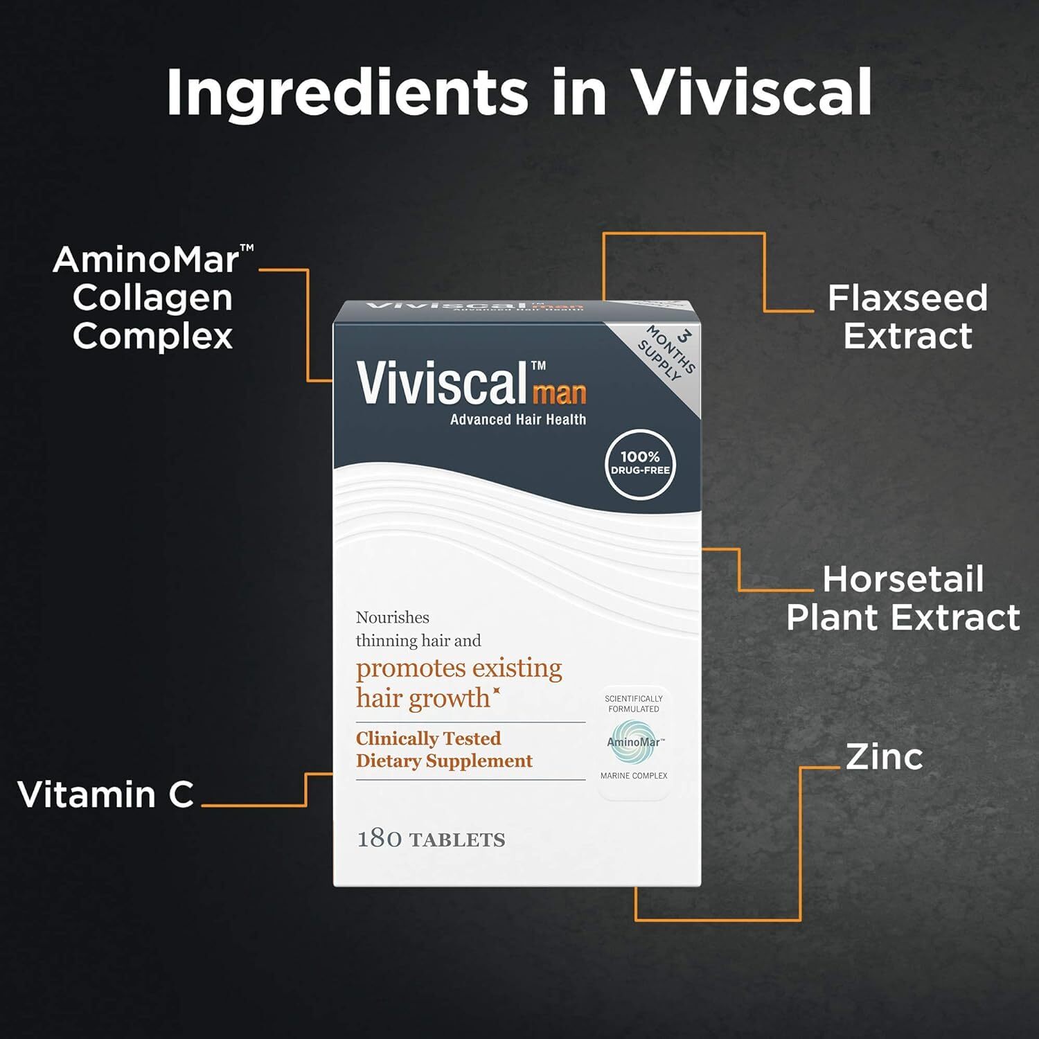 Viviscal Men's Hair Growth Supplements
