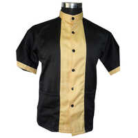 Cafe Waiter Uniform - Collar Type: Round Collar