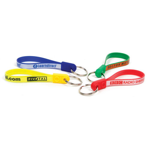 Multicolor Promotional Logo Key Chain