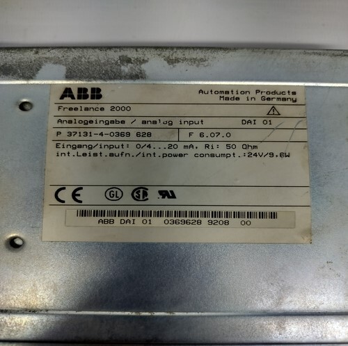 ABB P 37131-4-0369628 ANALOG INPUT MODULE