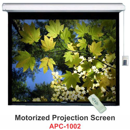 MOTORIZED PROJECTION SCREEN