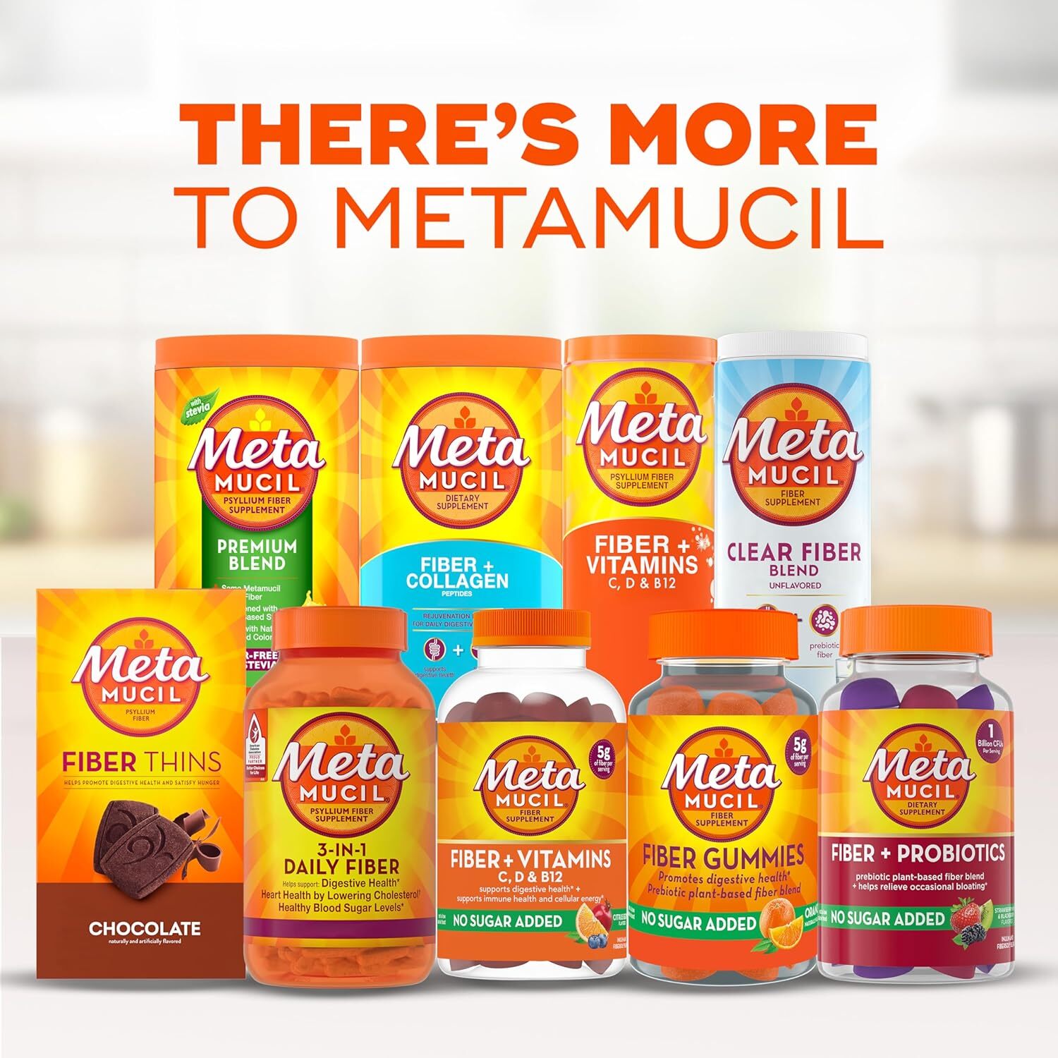 Metamucil Daily Fiber Supplement, Psyllium Husk , 300 Capsules