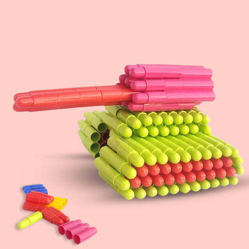 17999 Bullet Blocks For Intelligent Kids Creative Bullets Shaped Building Blocks Toy Set For Kids